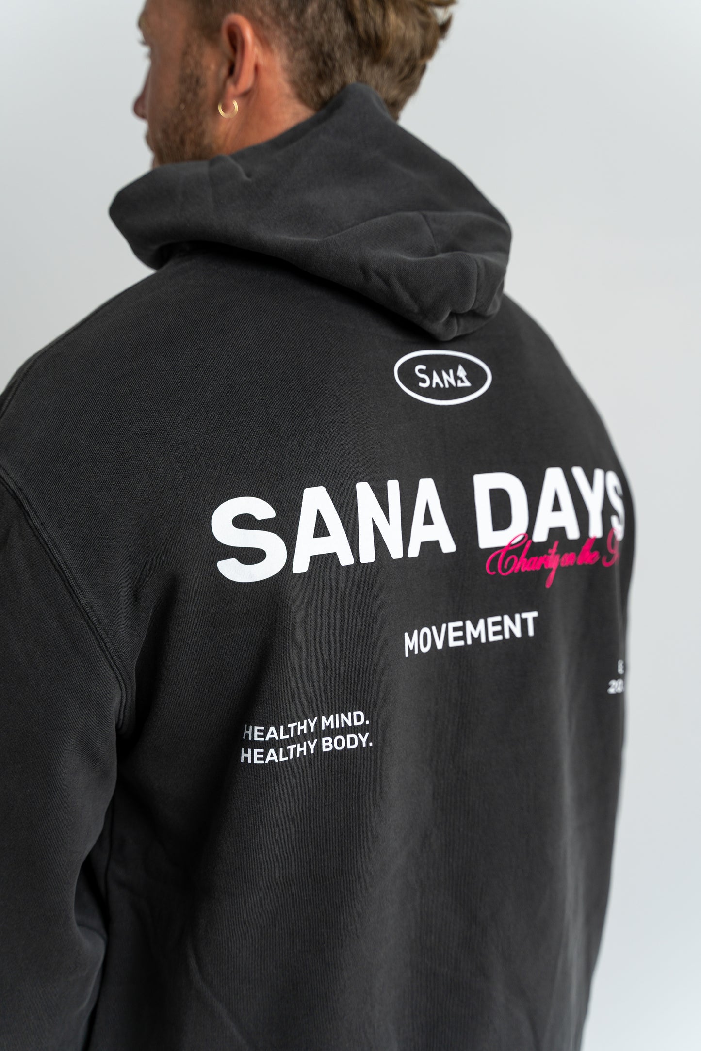 Movement Hoodie Faded Black