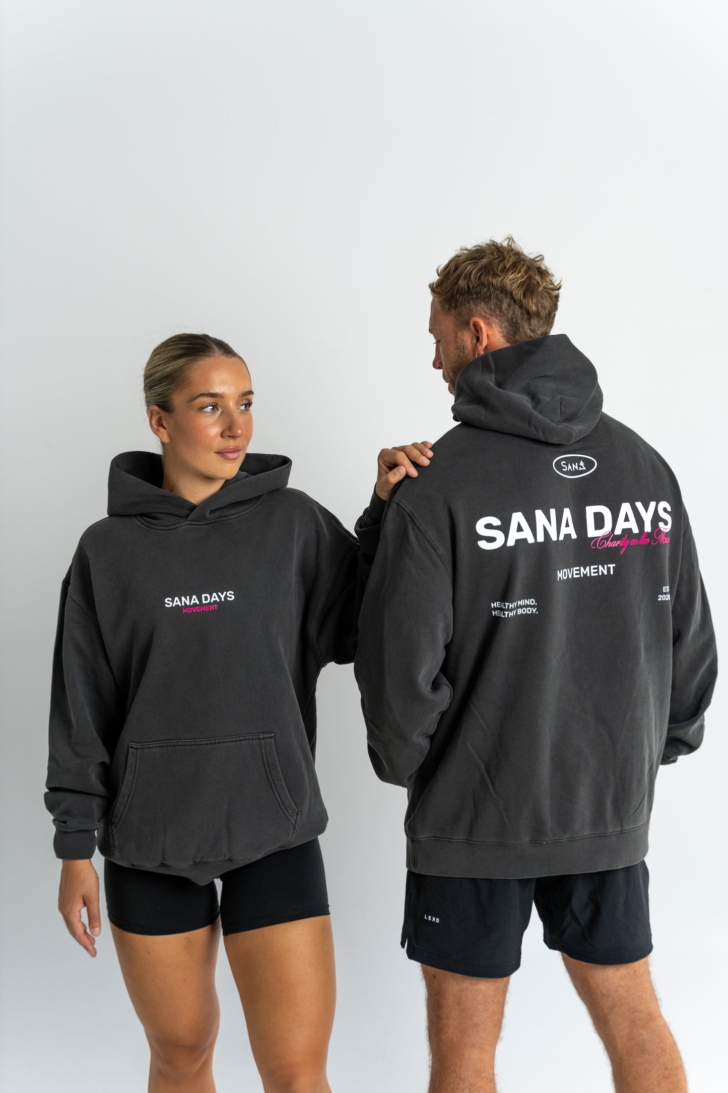 Movement Hoodie Faded Black