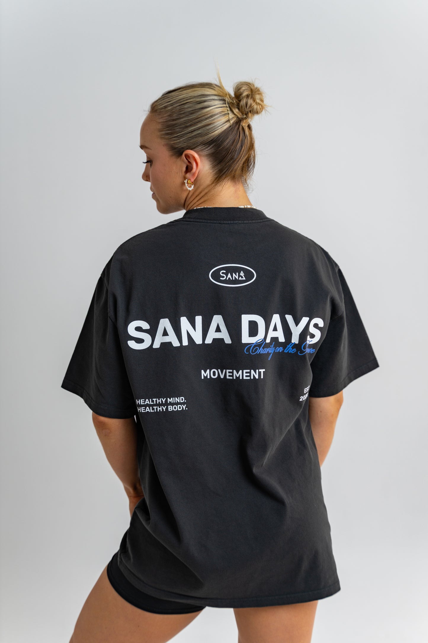 Movement Oversized Tee Faded Black