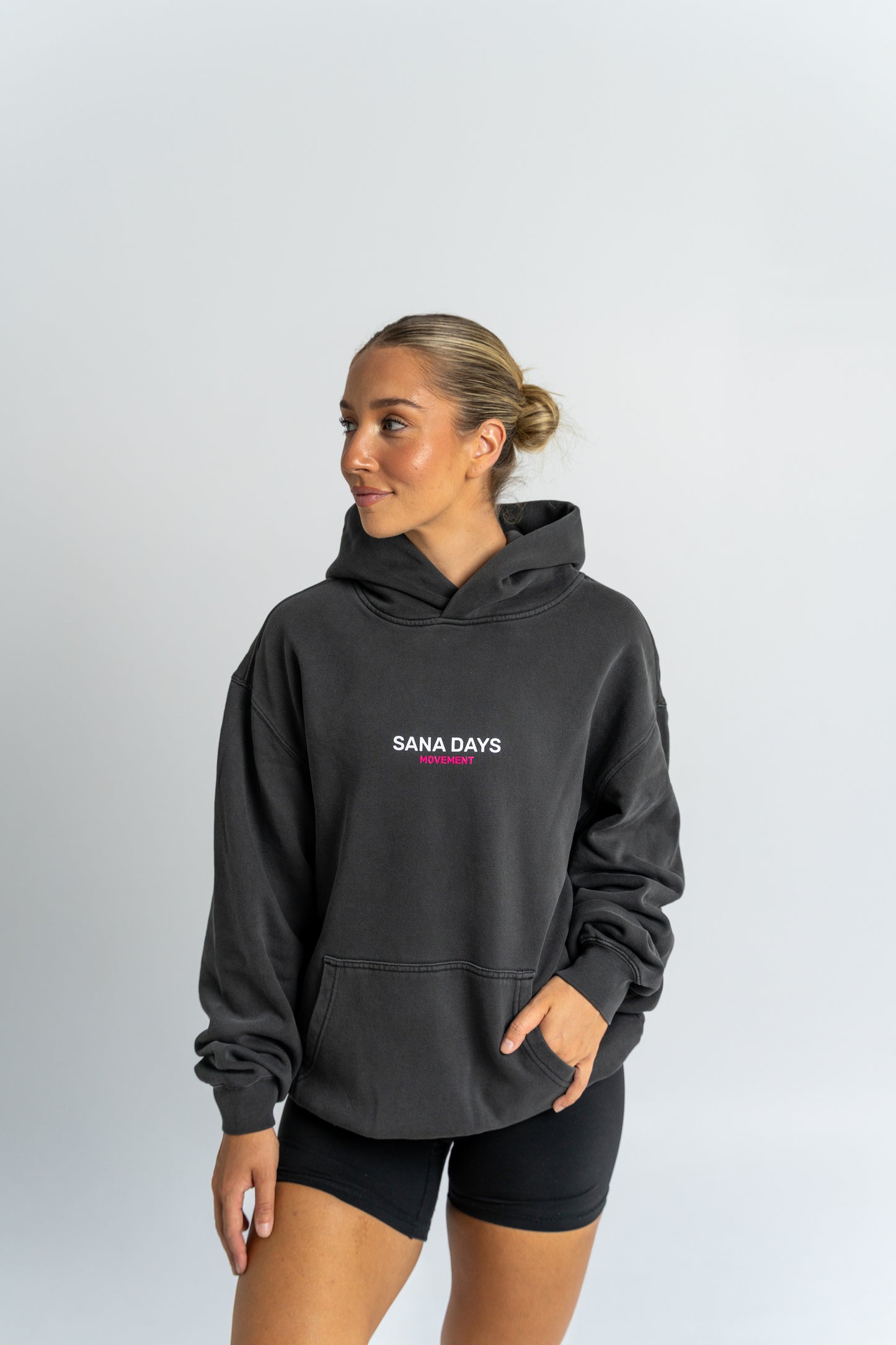 Movement Hoodie Faded Black