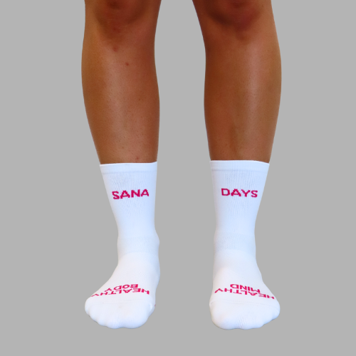Performance Socks - white/pink