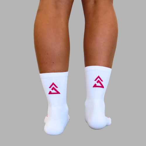 Performance Socks - white/pink